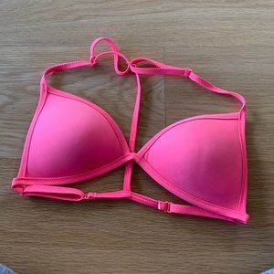 VS Pink Push-Up Triangle Bikini Top